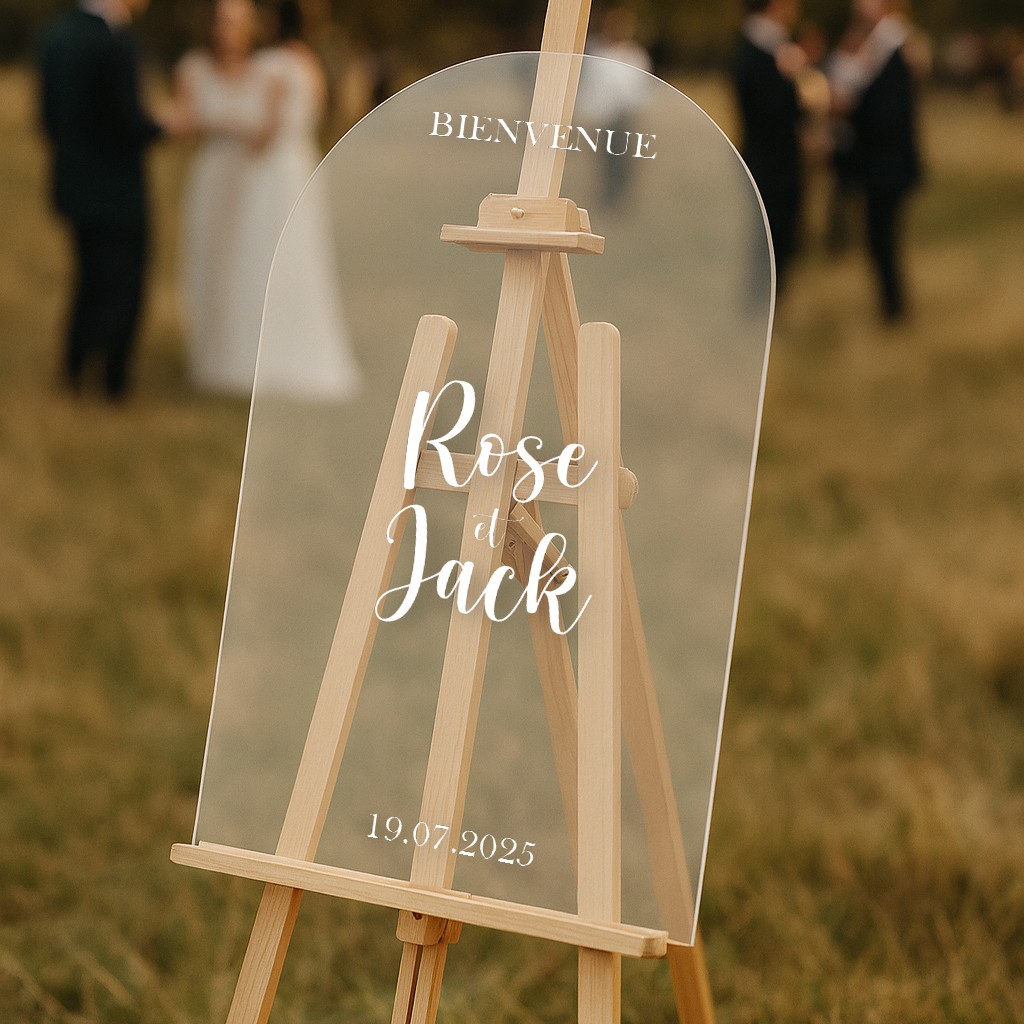 Panneau accueil mariage